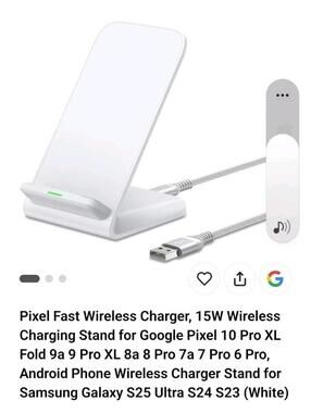 🔥Pixel Fast Wireless Charger, 15W Wireless Charging Stand for Google Pixel 10🔥